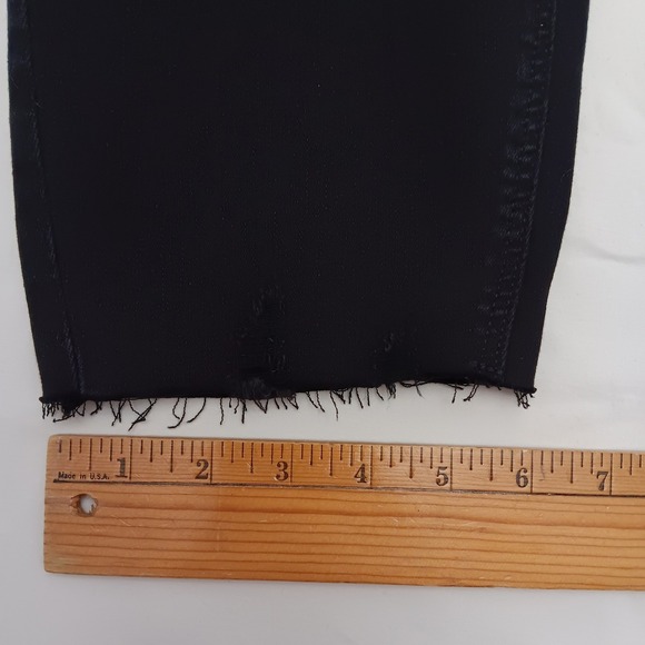 New with Tags Old Navy Rockstar Super Skinny Jeans Black Distressed Size 24 - Picture 16 of 17